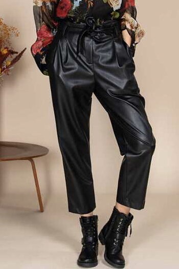 Derhy -  Pantalon Tableau Black