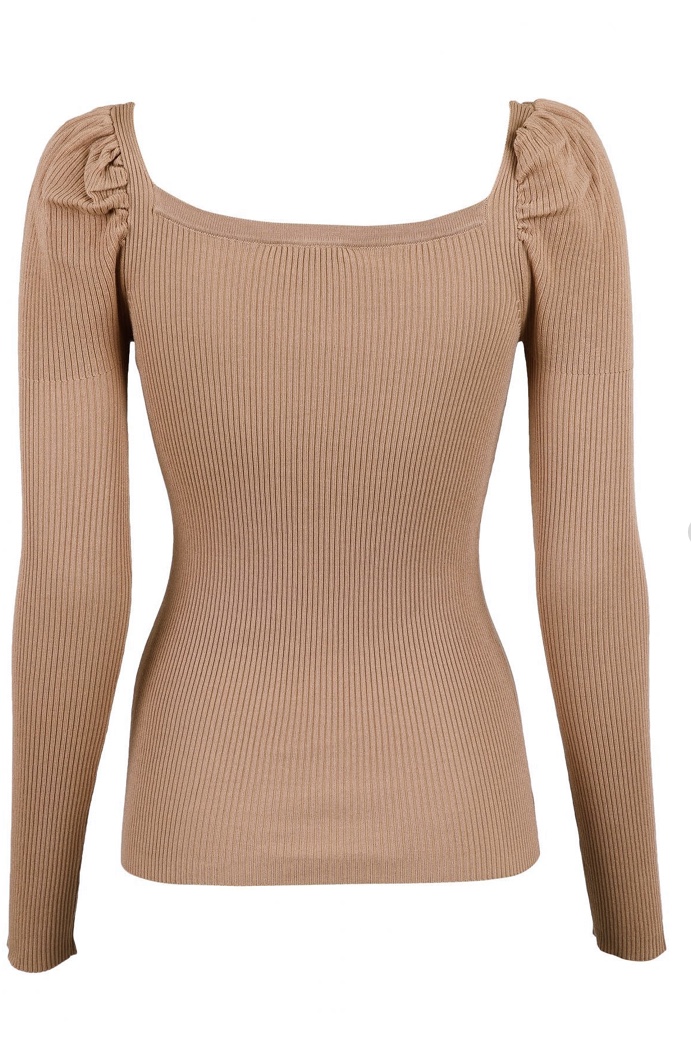 Neo Noir - Valerie Knit Camel - 4