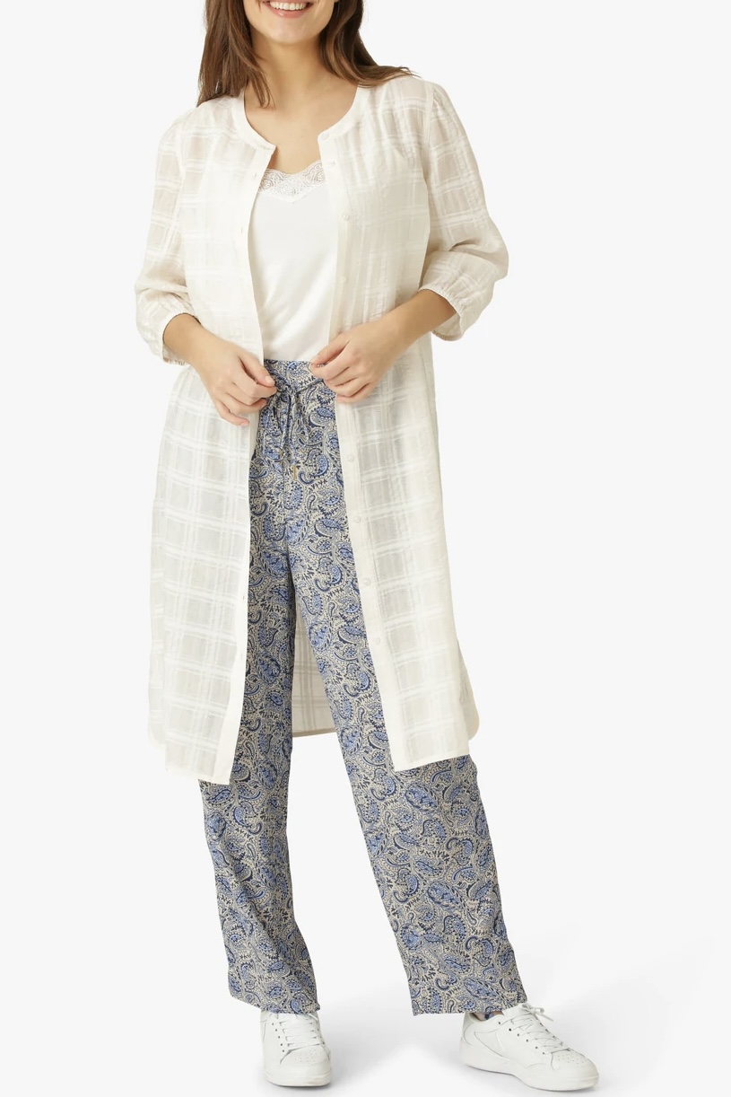 Noa Noa - Soft Moss Trousers Blue - 6