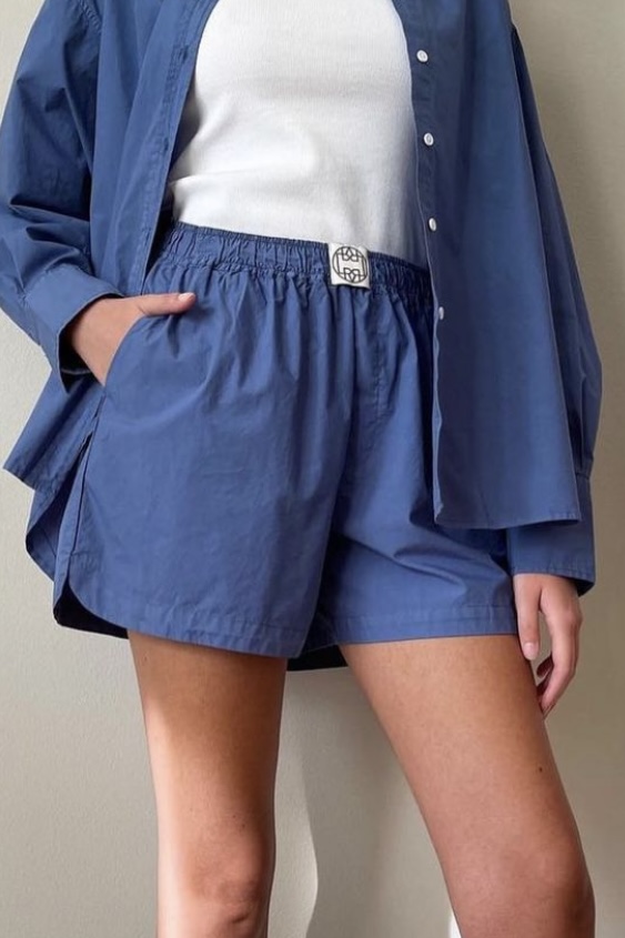Levéte Room  - Oya 16 Shorts Blue