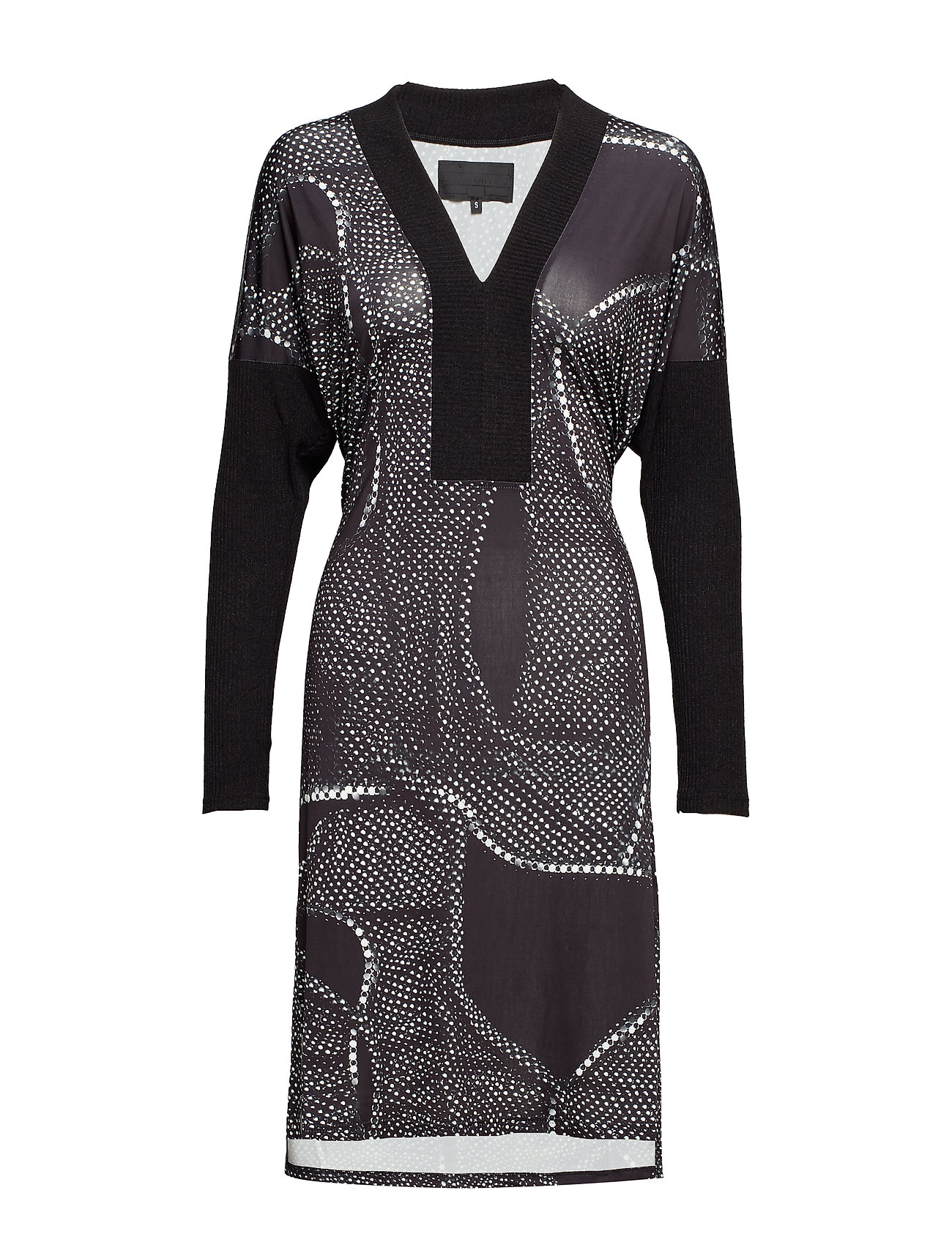 Diana Orving  - V- Neck Dress Black - 2