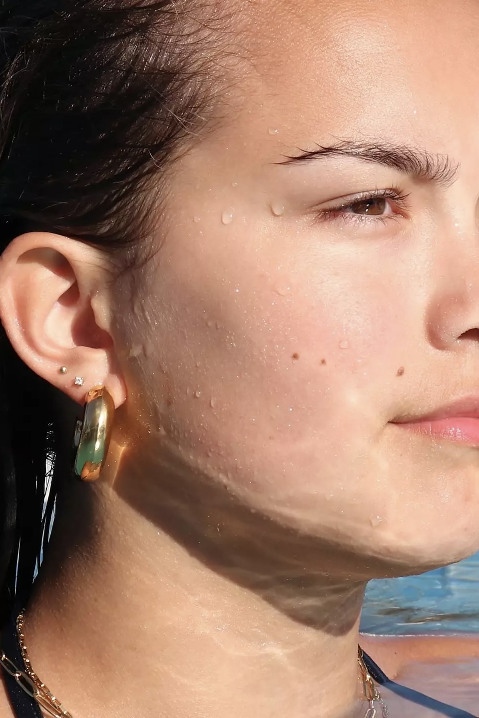 Dansk &nbsp;Copenhagen - Courage Waterproof C Statement Earring 18 Carat Gold - 3