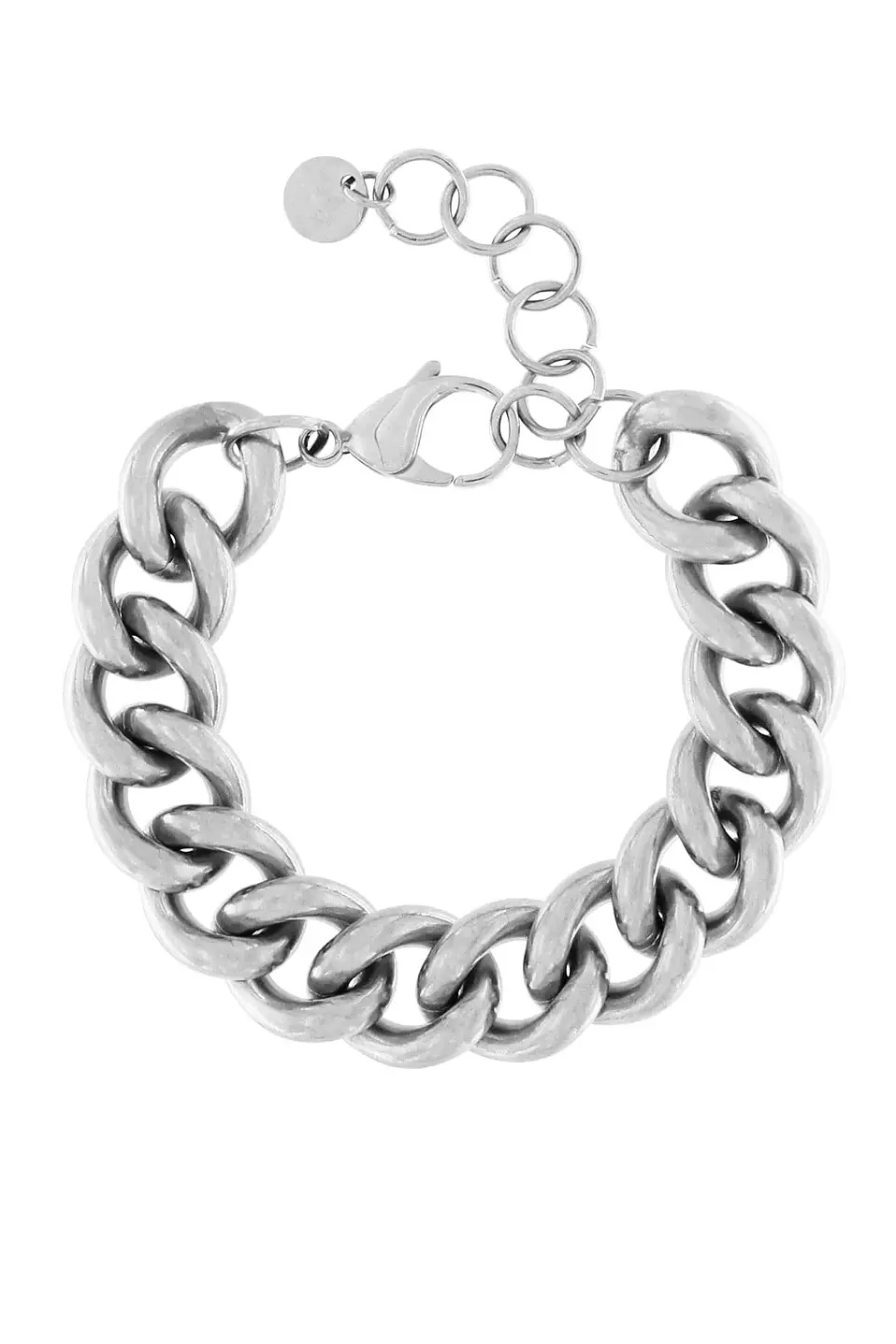 Dansk Copenhagen - Courage Waterproof Mega Chunky Panzer Bracelet Silver Plating