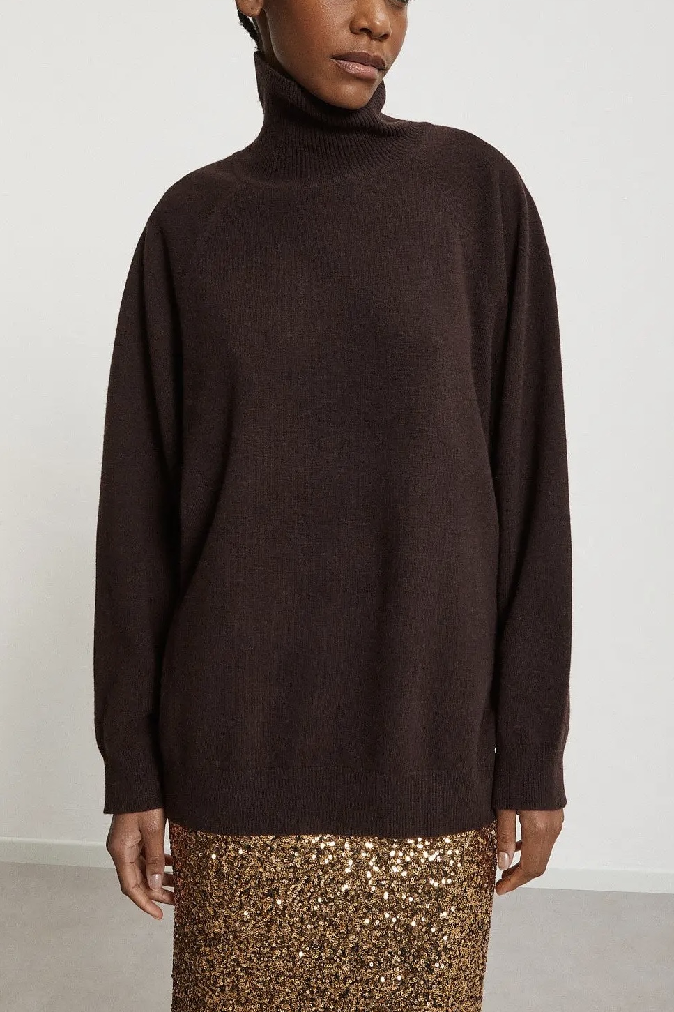 OttodÁme - Merino Wool  Sweater Ebano