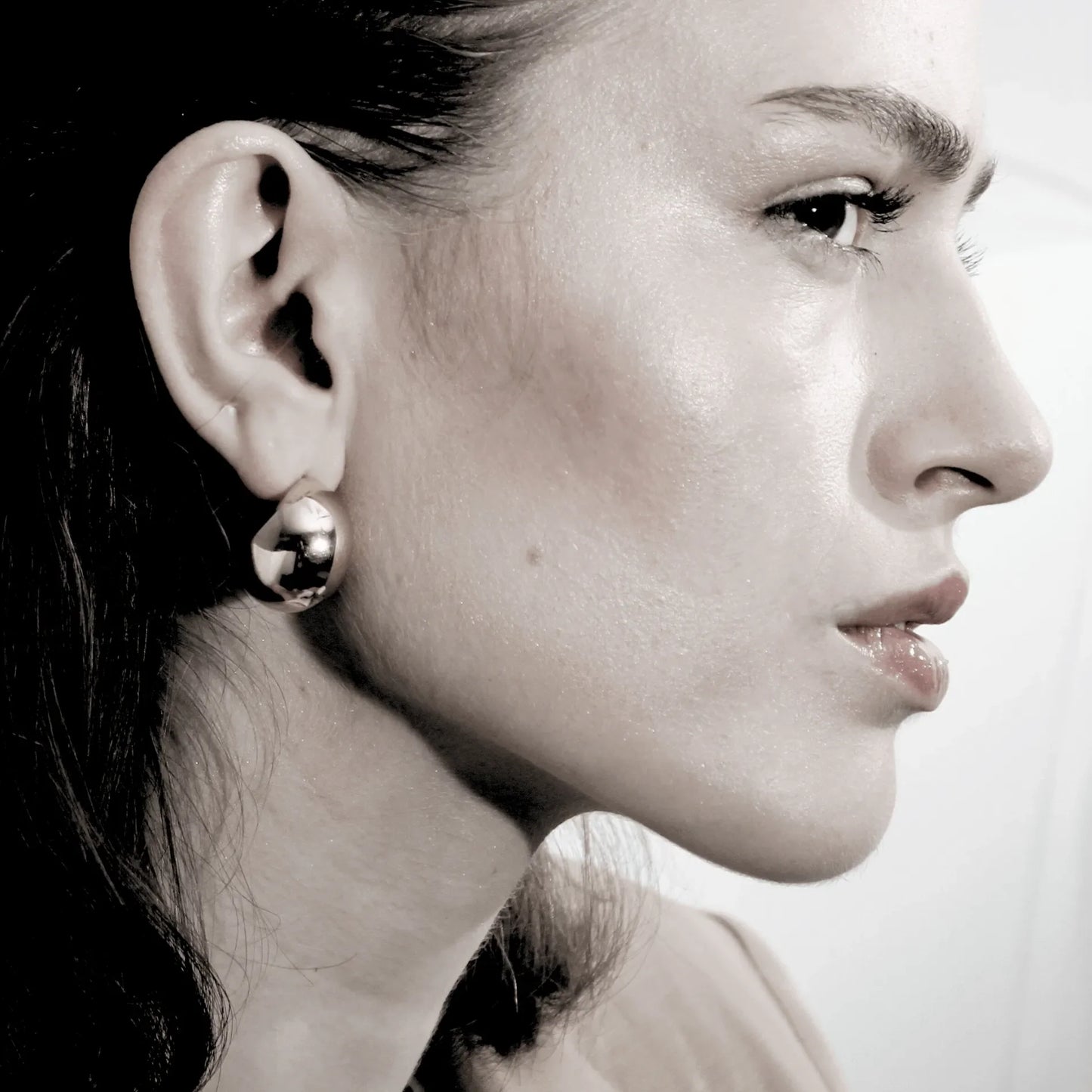 Dansk Copenhagen - Courage Waterproof Chunky Sphere Earring Silver Plating - 12