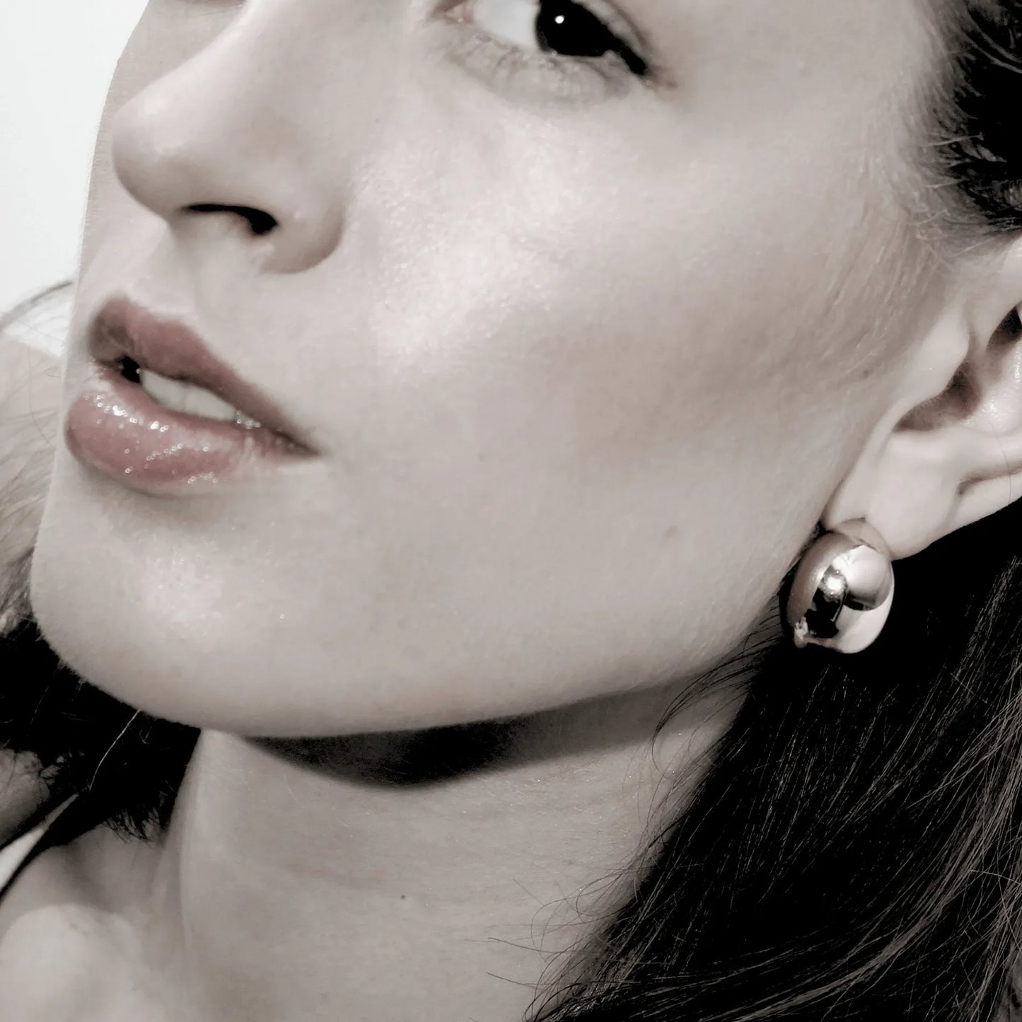 Dansk Copenhagen - Courage Waterproof Chunky Sphere Earring Silver Plating - 16