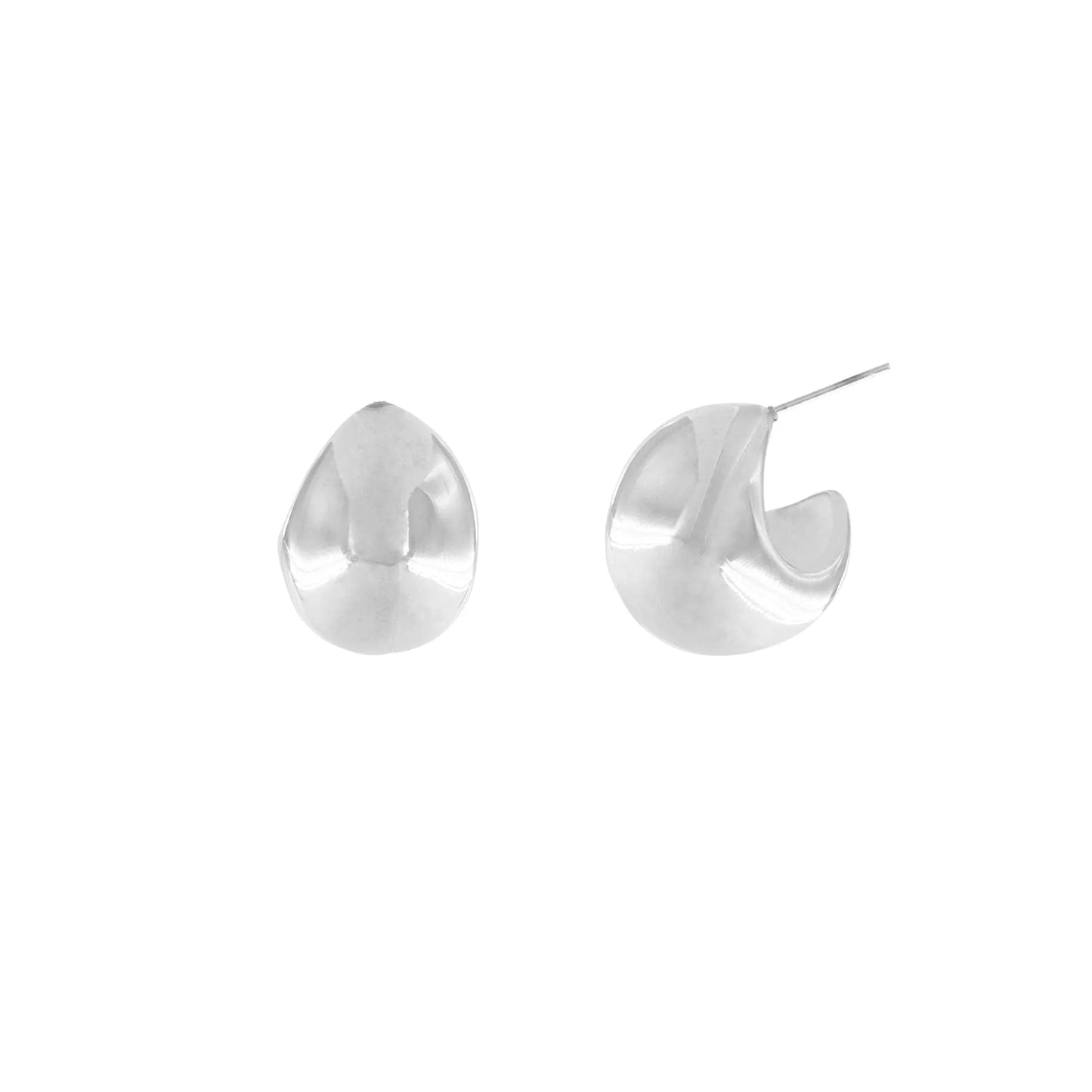 Dansk Copenhagen - Courage Waterproof Chunky Sphere Earring Silver Plating - 10