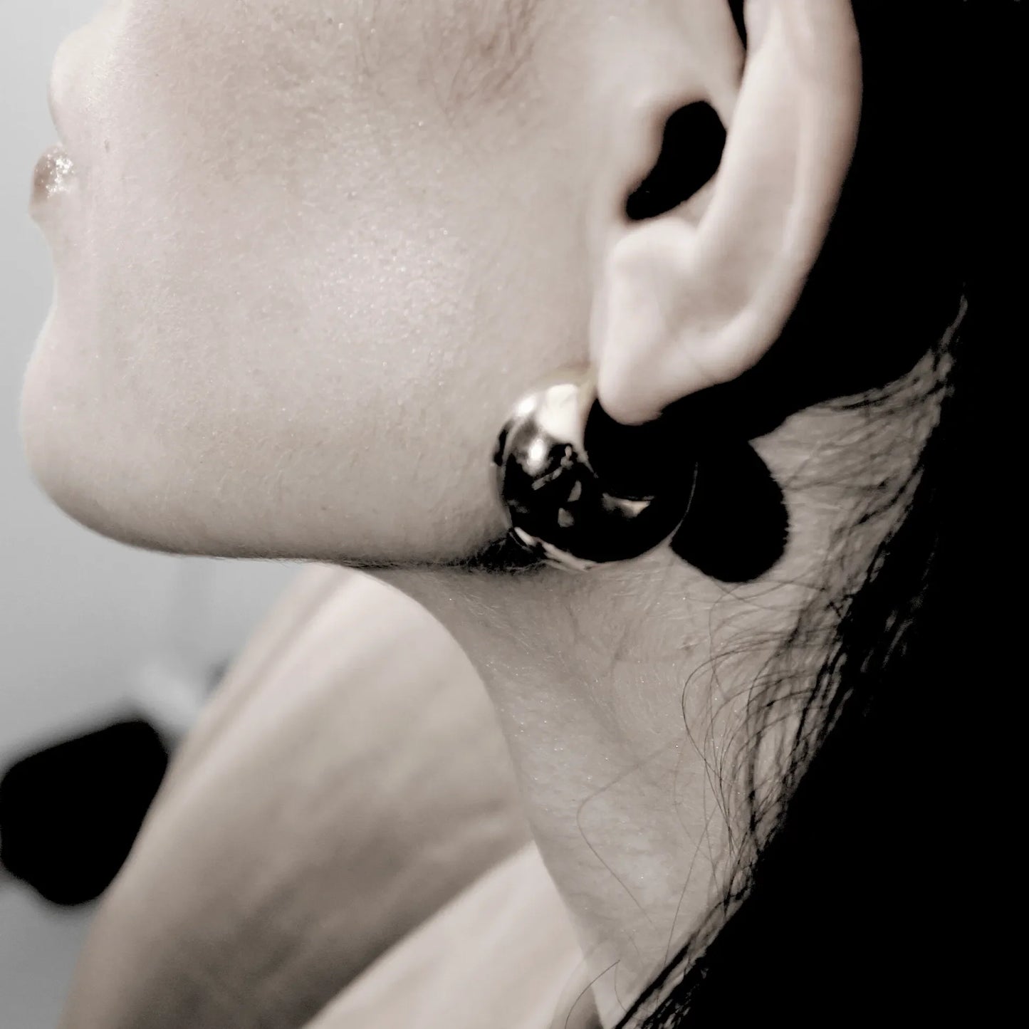 Dansk Copenhagen - Courage Waterproof Chunky Sphere Earring Silver Plating - 14