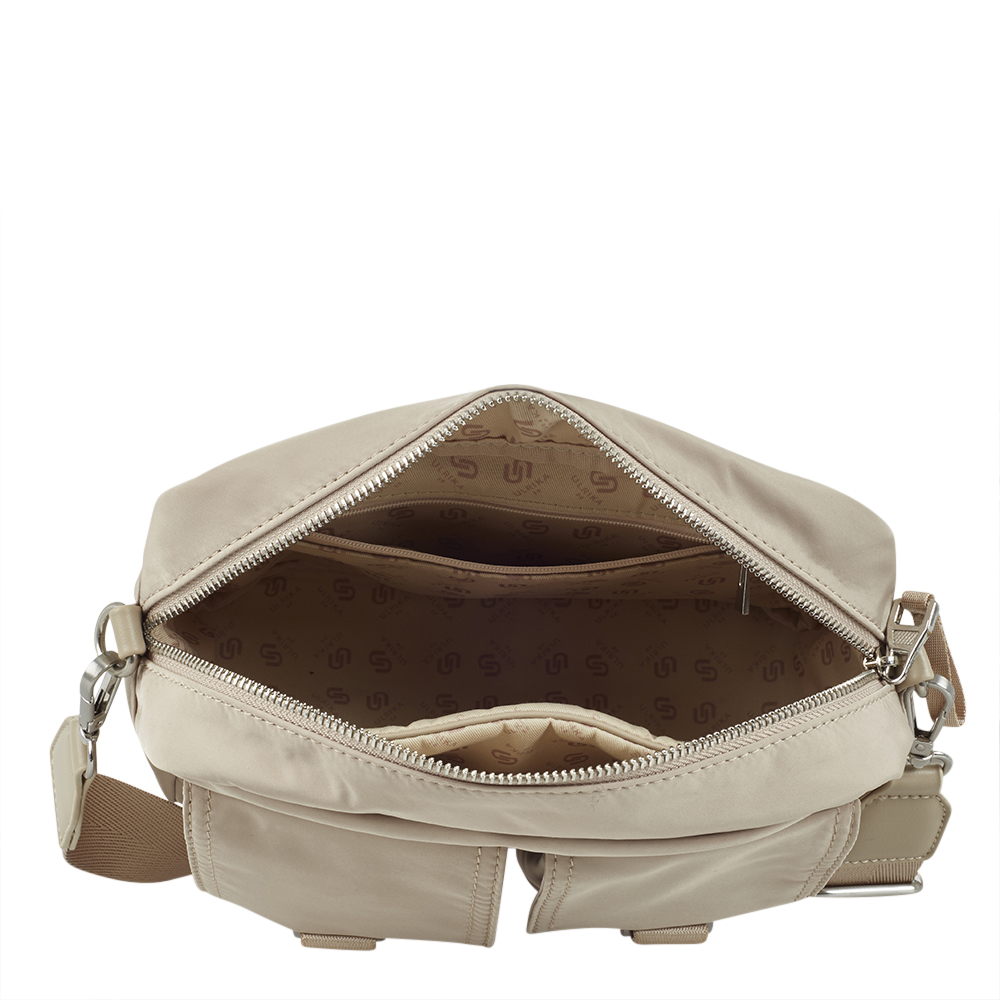 Ulrika Design - Cargo Pocket Recycle Bag Beige - 3