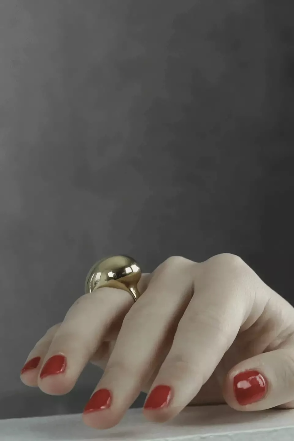 Dansk &nbsp;Copenhagen - Courage Waterproof Chunky Paisley Statement Ring Gold Plating - 3