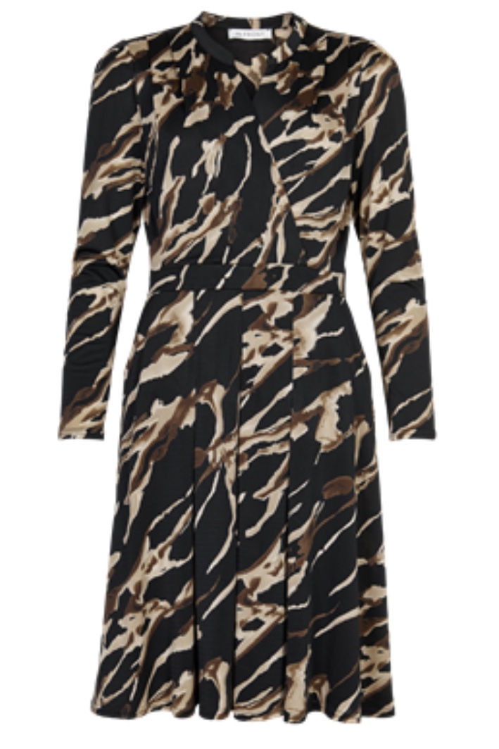 In Front  - Otis Dress Black - 2