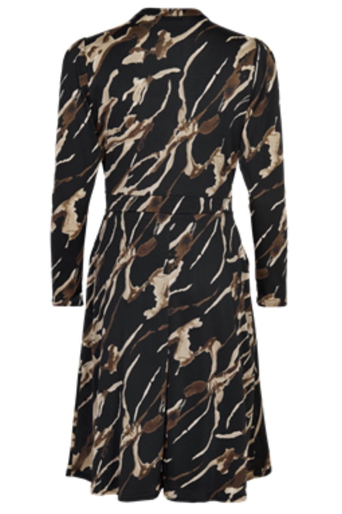 In Front  - Otis Dress Black - 3