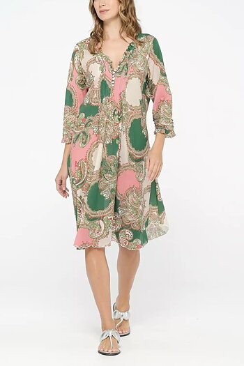 One Season - Middy Poppy Faro Cotton Coral