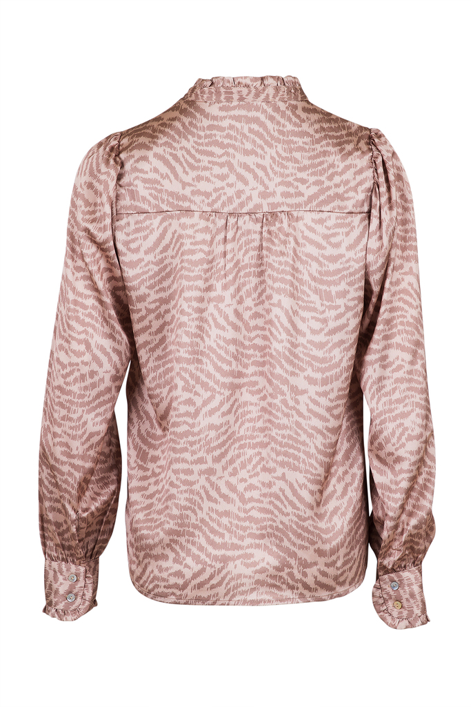 Neo Noir - Abel Distressed Zebra Shirt  - 2