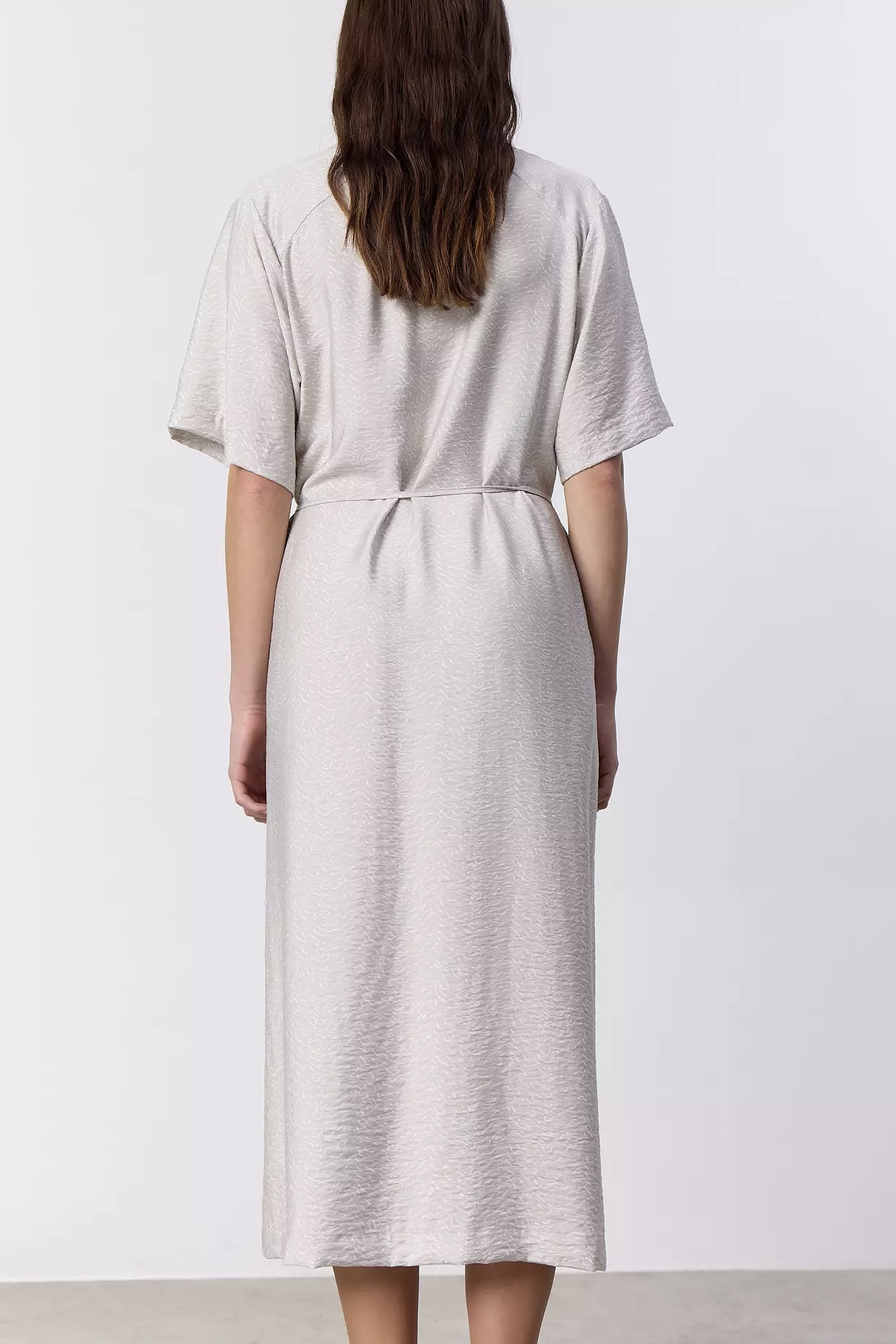 Leveté Room - Hannia 2 Dress Silver Cloud Combi - 5