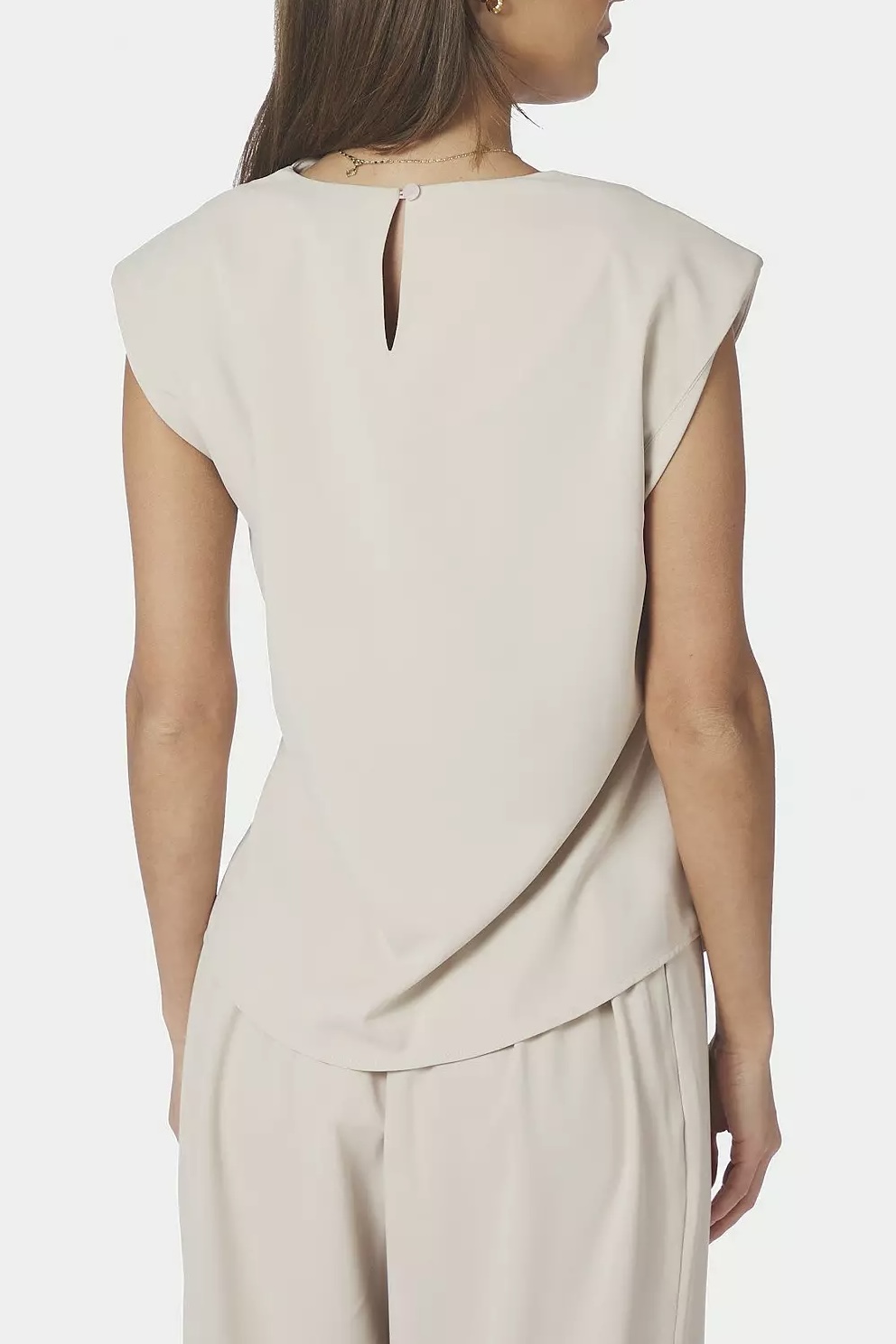 Neo Noir - Katarim Crepe Top Ivory - 3