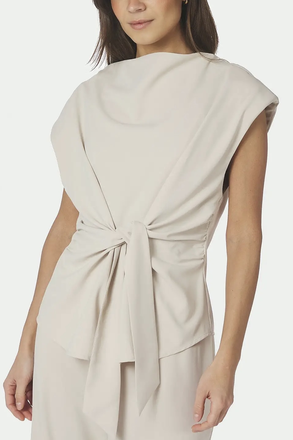 Neo Noir - Katarim Crepe Top Ivory