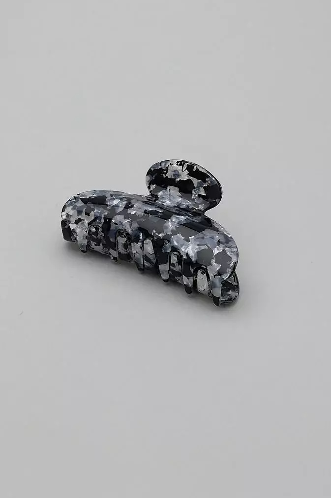 Bow 19 - Hair Clip Blue Black