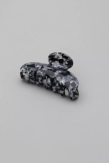 Bow 19 - Hair Clip Blue Black