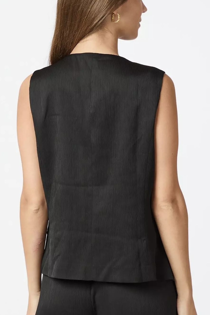 Neo Noir  - Malino Structure Waistcoat - 3