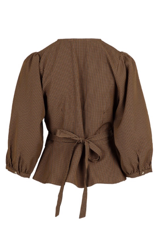 Neo Noir - Didi Mini Check Blouse - 5