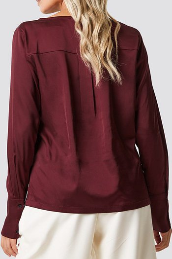 Rut & Circle  - Front Placket Blouse 
