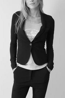 Penn & Ink NY -  Boston Blazer Black - 4