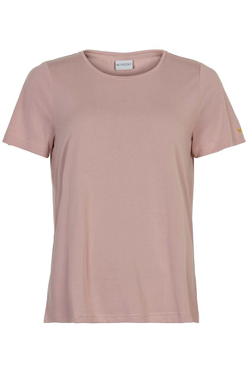  In Front - Nina T-Shirt Army & Soft Rose - 2