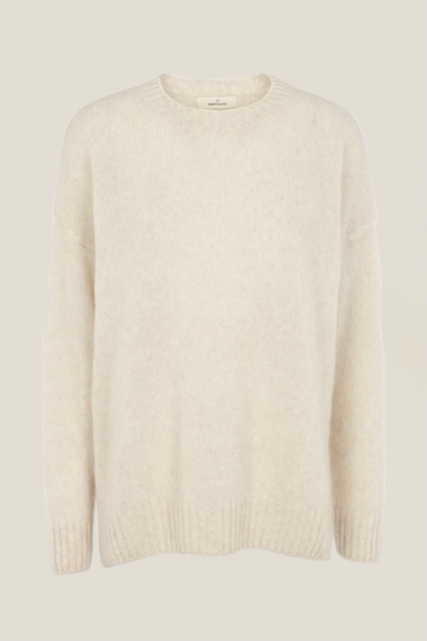 Basicapparel - Marnie O- Neck- Caolino Rose Mel - 3