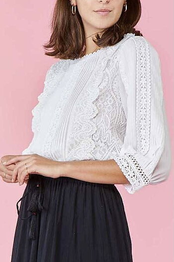 Derhy -  Narbonne Blouse White