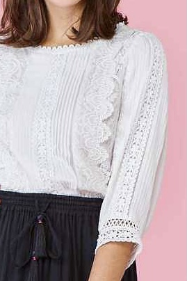 Derhy -  Narbonne Blouse White - 3