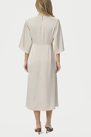 Neo Noir - Remara Heavy Sateen Dress Champagne