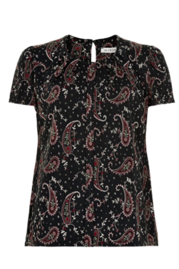 In Front  - Marcia Blouse Black