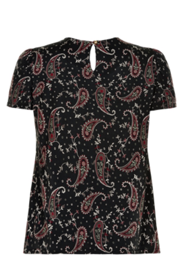 In Front  - Marcia Blouse Black - 2