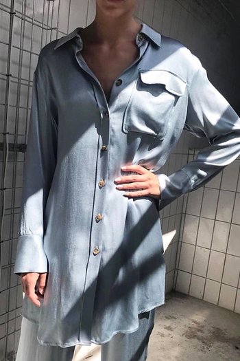 Levéte Room - Florence Shirt Light Blue