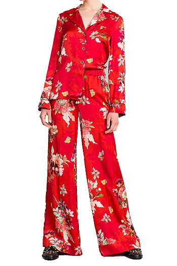 Twin Set - Satin Palzzo Trousers 