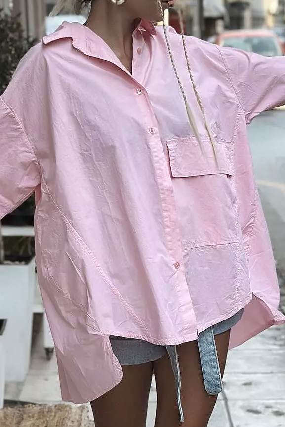 Sixty Days - Pocket Shirt Rose - 3