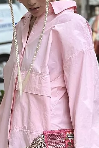 Sixty Days - Pocket Shirt Rose - 4