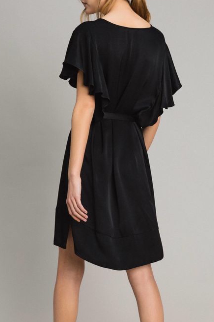 Twin Set - Satin Dress With Belt - 2