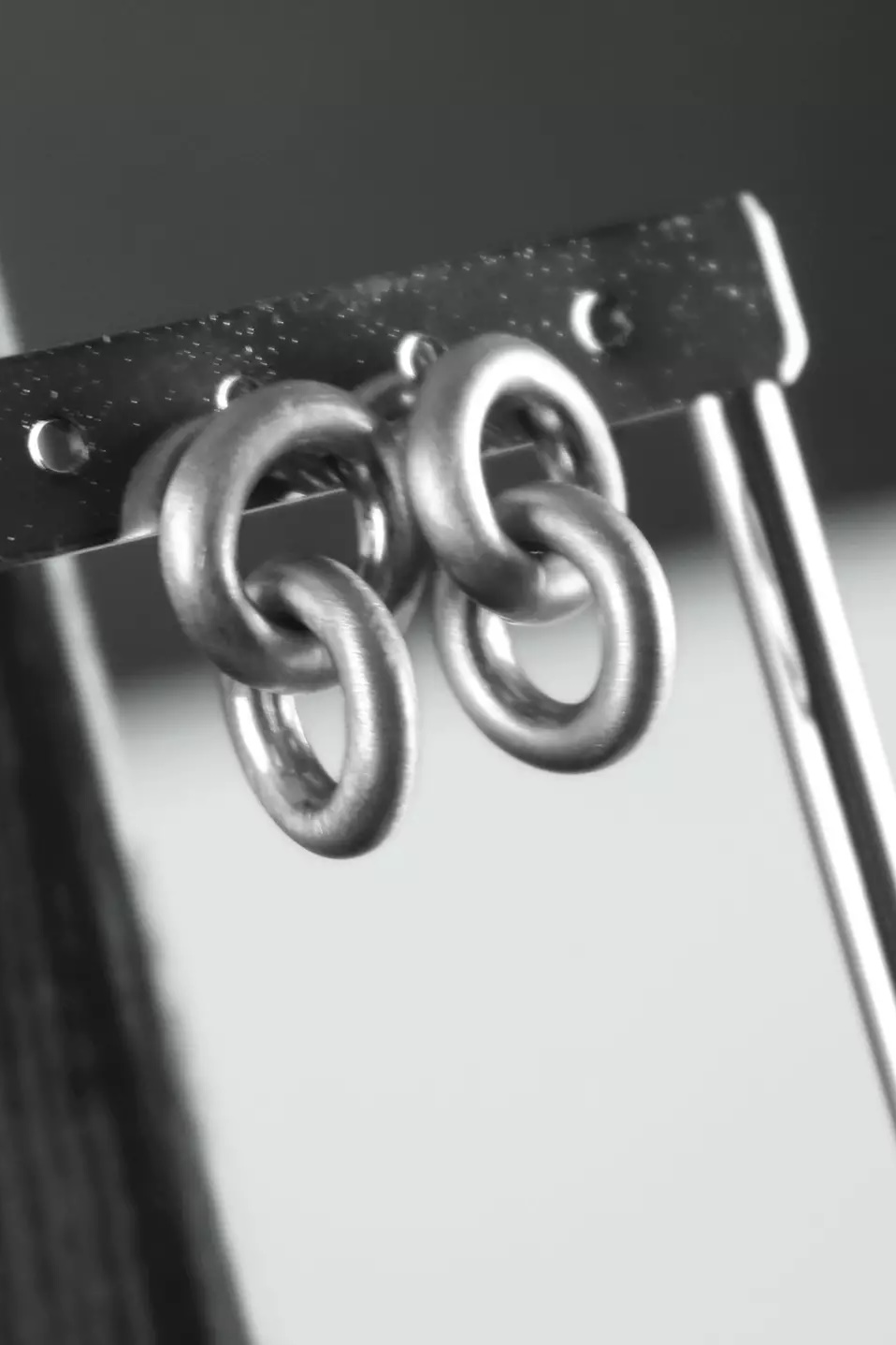 Dansk Copenhagen - Tula Chunky Circle Post Earring Silver Plating - 4
