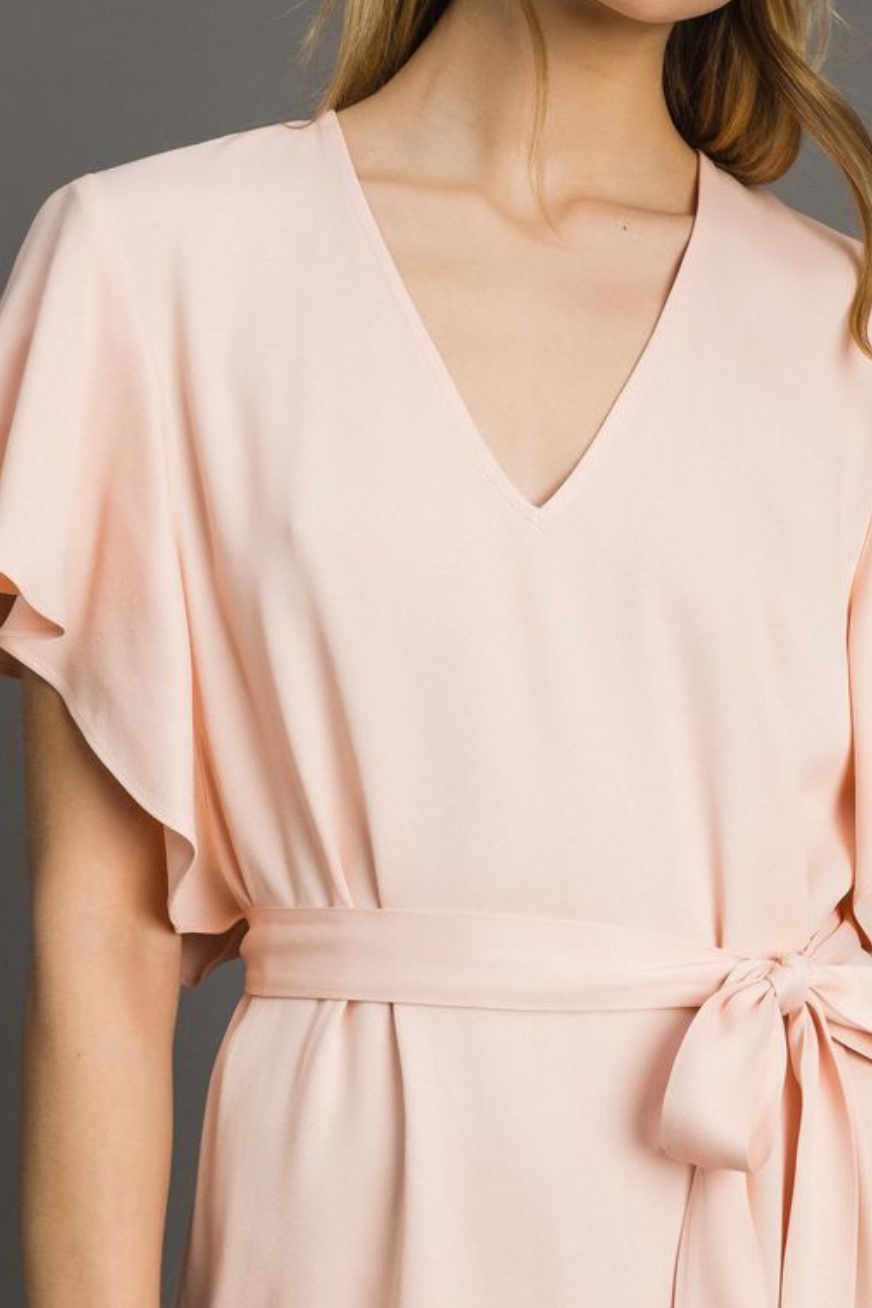 Twin Set - Satin Dress With Belt - 4