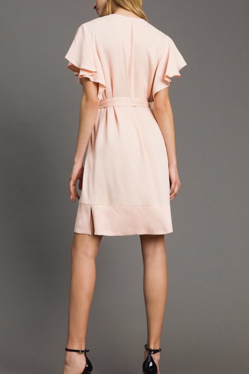 Twin Set - Satin Dress With Belt - 2