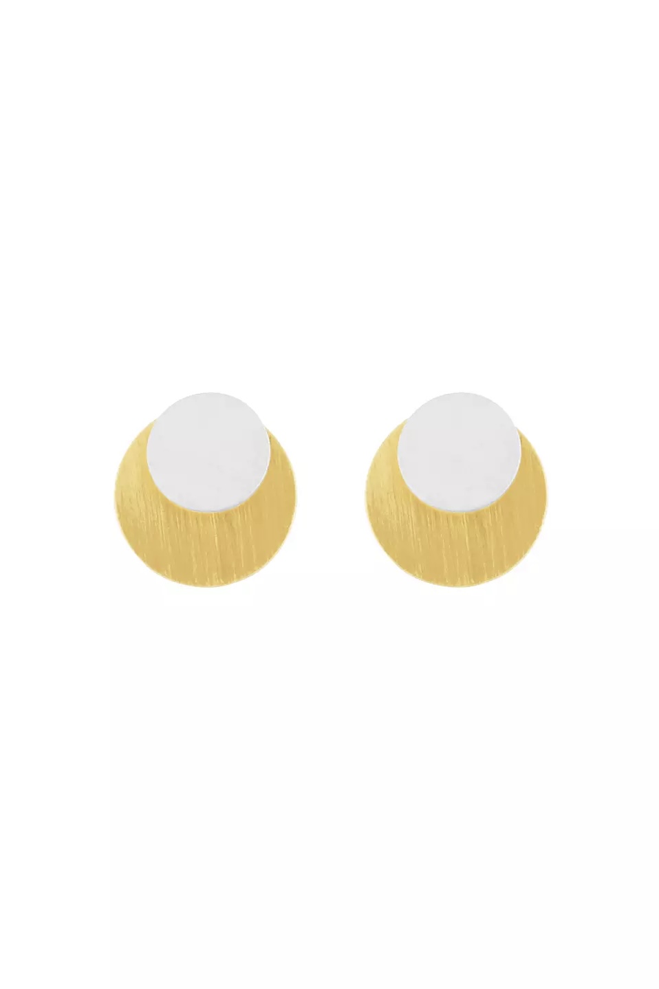 Dansk Copenhagen - Theia 2 Tone Post Earring Gold & Silver