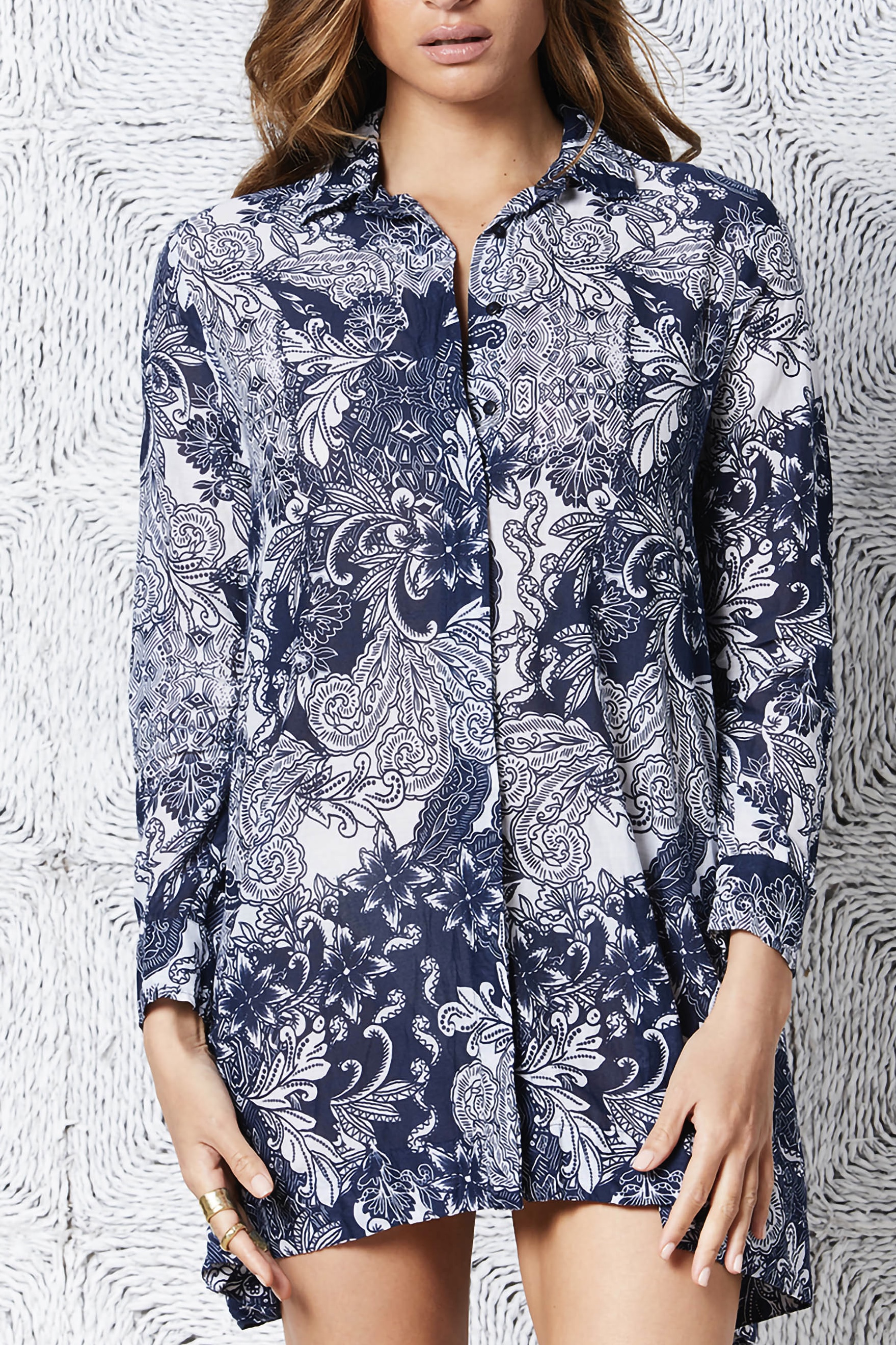 One Season  -  Peggy Faro Cotton Navy - 2