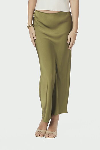 Neo Noir - Vicky Heavy Sateen Sage Green