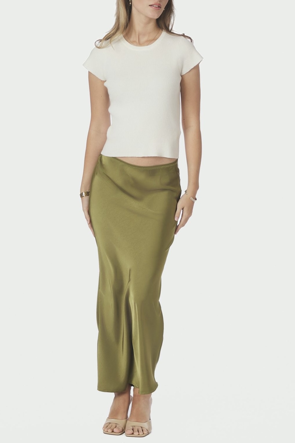Neo Noir - Vicky Heavy Sateen Sage Green - 3