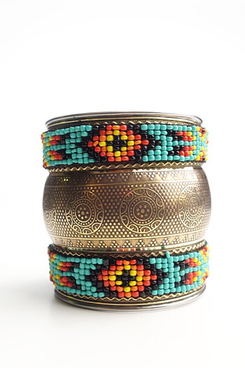 Armband Turkos Bronze