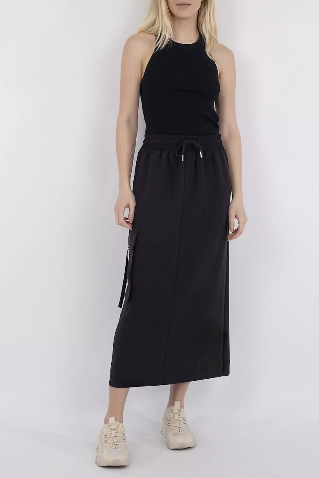 Neo Noir - Sue Cargo Skirt Black