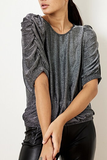  In Front - In Front - Lia Blouse Silver