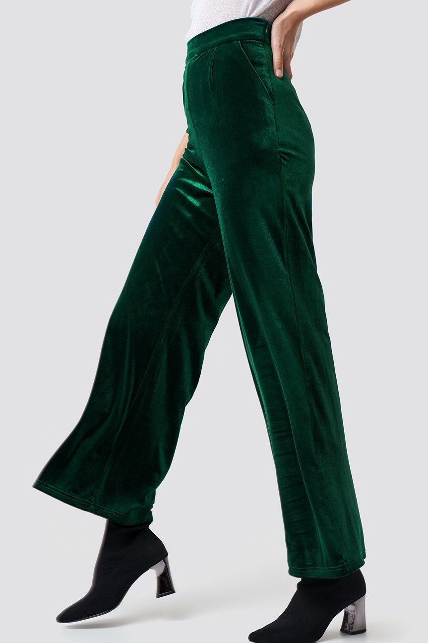 Rut & Circle  - Velvet Wide Pant 